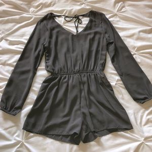 Dark Gray Romper